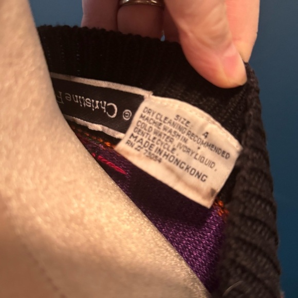 Christine Foley Vintage Cotton Sweater - Picture 4 of 4